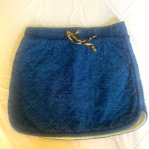 Seed Heritage Blue Quilted Athletic Skirt